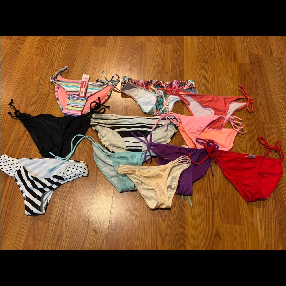 Includes Victoria's Secret Women’s Bikini Bottoms - Multi & Solid Colors